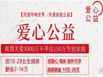 天柱捐卵助孕生子 爱心志愿者招募
